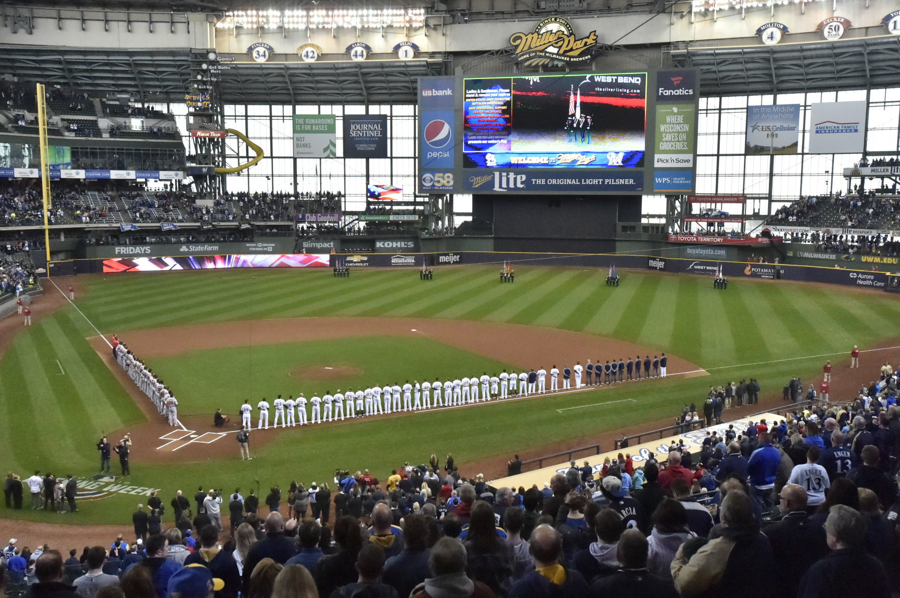 Milwaukee Brewer home opener